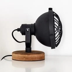 Hofstein Onsala Tischleuchte Schwarz, Holz hell, 1-flammig -Günstiges Tischlampen Geschäft onsala tischleuchte h3354629 8