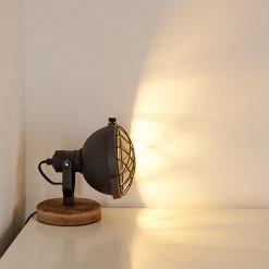 Hofstein Onsala Tischleuchte Schwarz, Holz hell, 1-flammig -Günstiges Tischlampen Geschäft onsala tischleuchte h3354629 9