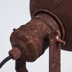 Hofstein Onsala Tischleuchte Rostfarben, Holz dunkel, 1-flammig -Günstiges Tischlampen Geschäft onsala tischleuchte h3387023 2