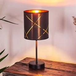 Hofstein Opatija Tischleuchte Schwarz, 1-flammig -Günstiges Tischlampen Geschäft opatija tischleuchte h3329412 8