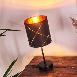 Hofstein Opatija Tischleuchte Schwarz, 1-flammig -Günstiges Tischlampen Geschäft opatija tischleuchte h3329412 9