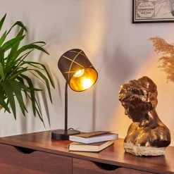 Hofstein Opatija Tischleuchte Schwarz, 1-flammig -Günstiges Tischlampen Geschäft opatija tischleuchte h3413685 8