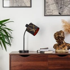 Hofstein Opatija Tischleuchte Schwarz, 1-flammig -Günstiges Tischlampen Geschäft opatija tischleuchte h3413685 9