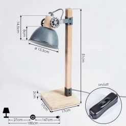 Hofstein Orny Tischleuchte Grau, Naturfarben, 1-flammig 15 Hofstein Orny Tischleuchte Grau, Naturfarben, 1-flammig -Günstiges Tischlampen Geschäft orny tischleuchte h3451755 3