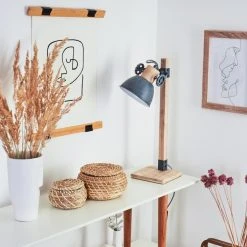 Hofstein Orny Tischleuchte Grau, Naturfarben, 1-flammig 21 Hofstein Orny Tischleuchte Grau, Naturfarben, 1-flammig -Günstiges Tischlampen Geschäft orny tischleuchte h3451755 9