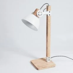 Hofstein Orny Tischleuchte Weiß, Naturfarben, 1-flammig -Günstiges Tischlampen Geschäft orny tischleuchte h3451786 6