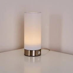 Hofstein Osogna Tischleuchte LED Nickel-Matt, 1-flammig -Günstiges Tischlampen Geschäft osogna tischleuchte h3298923 do1 15