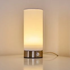 Hofstein Osogna Tischleuchte LED Nickel-Matt, 1-flammig -Günstiges Tischlampen Geschäft osogna tischleuchte h3298923 do1 2