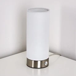 Hofstein Osogna Tischleuchte LED Nickel-Matt, 1-flammig -Günstiges Tischlampen Geschäft osogna tischleuchte h3298923 do1 5