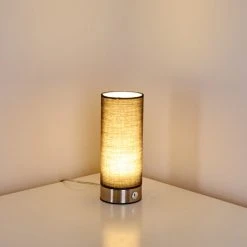 Hofstein Osogna Tischleuchte LED Nickel-Matt, 1-flammig -Günstiges Tischlampen Geschäft osogna tischleuchte h3298985 do1 11