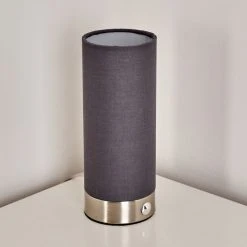 Hofstein Osogna Tischleuchte LED Nickel-Matt, 1-flammig -Günstiges Tischlampen Geschäft osogna tischleuchte h3298985 do1 5