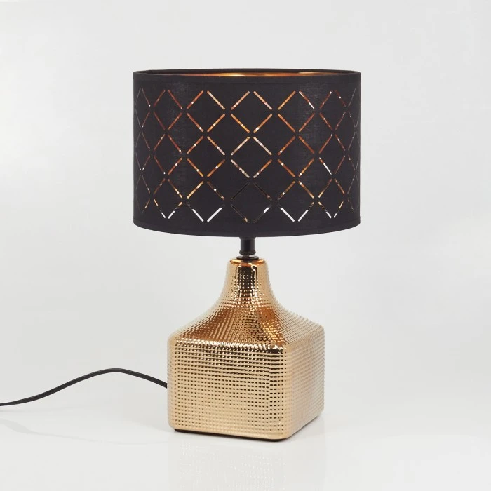 Hofstein Osorno Tischleuchte Gold, 1-flammig 8 Hofstein Osorno Tischleuchte Gold, 1-flammig – Bild 6