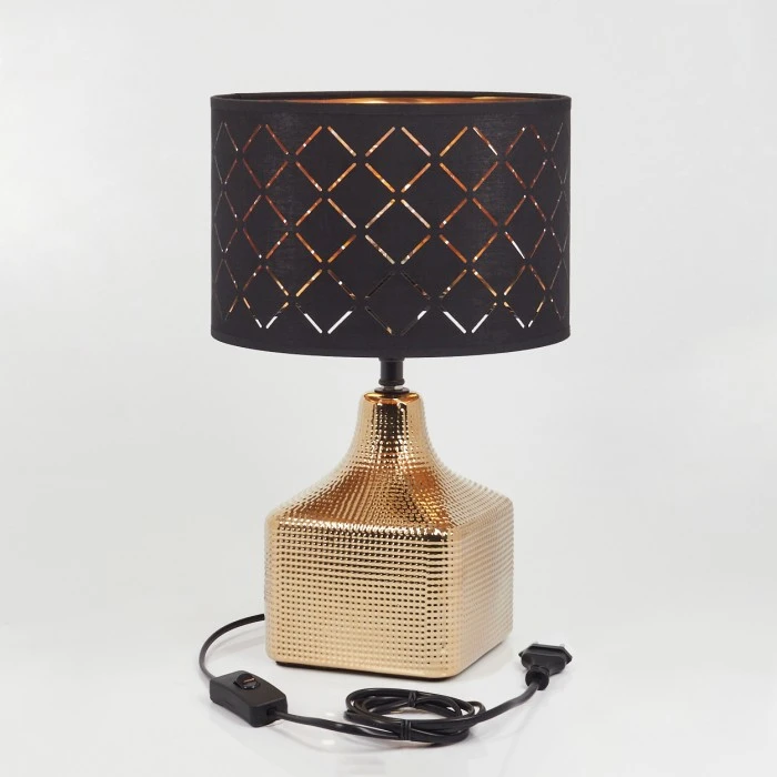 Hofstein Osorno Tischleuchte Gold, 1-flammig 9 Hofstein Osorno Tischleuchte Gold, 1-flammig – Bild 7