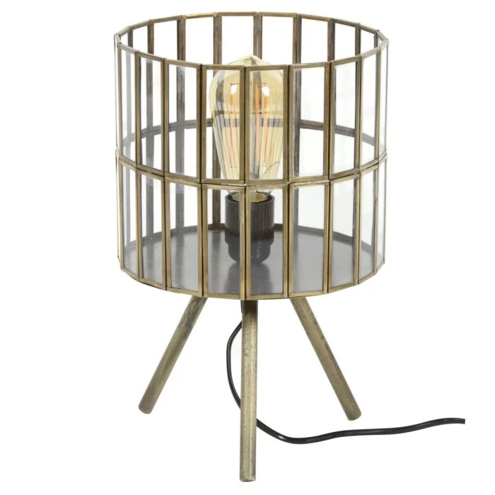 Hofstein OUDESTOIF Tischleuchte Transparent, Klar, 1-flammig 5 Hofstein OUDESTOIF Tischleuchte Transparent, Klar, 1-flammig – Bild 3