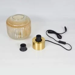 Hofstein Paeni Tischleuchte Bernsteinfarben, 1-flammig 16 Hofstein Paeni Tischleuchte Bernsteinfarben, 1-flammig -Günstiges Tischlampen Geschäft paeni tischleuchte h3407295 4