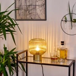 Hofstein Paeni Tischleuchte Bernsteinfarben, 1-flammig 18 Hofstein Paeni Tischleuchte Bernsteinfarben, 1-flammig -Günstiges Tischlampen Geschäft paeni tischleuchte h3407295 6