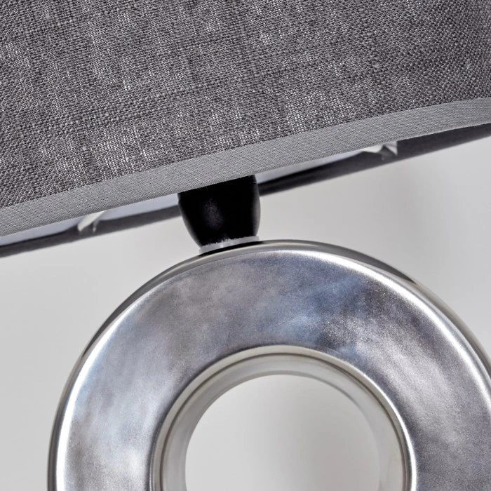 Hofstein Pagade Tischleuchte Silber, 1-flammig 8 Hofstein Pagade Tischleuchte Silber, 1-flammig – Bild 6