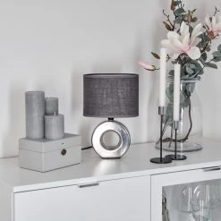 Hofstein Pagade Tischleuchte Silber, 1-flammig 21 Hofstein Pagade Tischleuchte Silber, 1-flammig -Günstiges Tischlampen Geschäft pagade tischleuchte h3606872 9