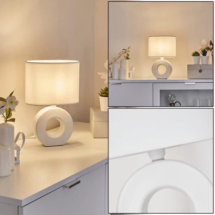 Hofstein Pagade Tischleuchte Weiß, 1-flammig 3 Hofstein Pagade Tischleuchte Weiß, 1-flammig