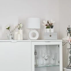 Hofstein Pagade Tischleuchte Weiß, 1-flammig 21 Hofstein Pagade Tischleuchte Weiß, 1-flammig -Günstiges Tischlampen Geschäft pagade tischleuchte h3606919 9