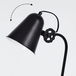 Hofstein Pany Tischleuchte Schwarz, 1-flammig -Günstiges Tischlampen Geschäft pany tischleuchte h3412169 5