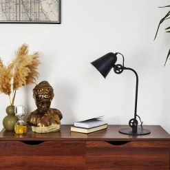 Hofstein Pany Tischleuchte Schwarz, 1-flammig -Günstiges Tischlampen Geschäft pany tischleuchte h3412169 9