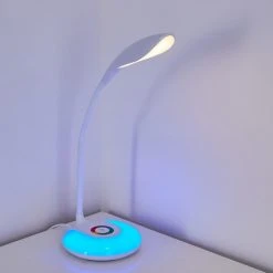 Hofstein Paphos Tischleuchte LED Weiß, 1-flammig, Farbwechsler -Günstiges Tischlampen Geschäft paphos tischleuchte h3326404 12