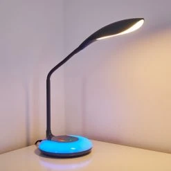 Hofstein Paphos Tischleuchte LED Schwarz, 1-flammig, Farbwechsler -Günstiges Tischlampen Geschäft paphos tischleuchte h3326428 15