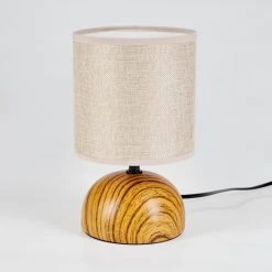 Hofstein Passila Tischleuchte Holzoptik, 1-flammig -Günstiges Tischlampen Geschäft passila tischleuchte h3595138 7