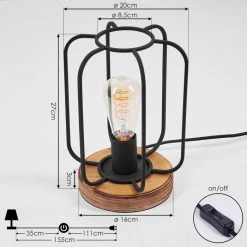Hofstein Pasteur Tischleuchte Schwarz, Naturfarben, 1-flammig 15 Hofstein Pasteur Tischleuchte Schwarz, Naturfarben, 1-flammig -Günstiges Tischlampen Geschäft pasteur tischleuchte h3445204 3