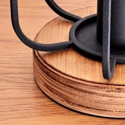 Hofstein Pasteur Tischleuchte Schwarz, Naturfarben, 1-flammig 17 Hofstein Pasteur Tischleuchte Schwarz, Naturfarben, 1-flammig -Günstiges Tischlampen Geschäft pasteur tischleuchte h3445204 5