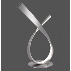 Paul Neuhaus Leuchten Paul Neuhaus LINDA Tischleuchte LED Edelstahl, 1-flammig