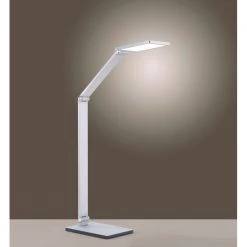 Paul Neuhaus Q-Serie Paul Neuhaus Q-HANNES Tischleuchte LED Silber, 1-flammig, Fernbedienung -Günstiges Tischlampen Geschäft paul neuhaus q hannes tischleuchte 4875 95 8