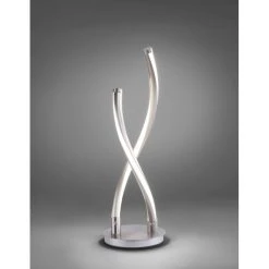 Paul Neuhaus Q-Serie Paul Neuhaus Q-MALINA Tischleuchte LED Edelstahl, 2-flammig, Fernbedienung -Günstiges Tischlampen Geschäft paul neuhaus q malina tischleuchte 4339 55 6