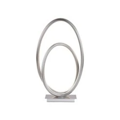 Paul Neuhaus Q-Serie Paul Neuhaus Q-NEVIO Tischleuchte LED Nickel-Matt, 1-flammig, Fernbedienung -Günstiges Tischlampen Geschäft paul neuhaus q nevio tischleuchte 8283 55 3