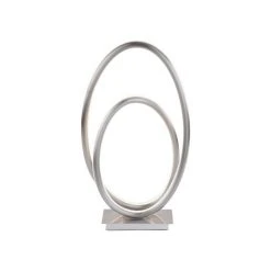 Paul Neuhaus Q-Serie Paul Neuhaus Q-NEVIO Tischleuchte LED Nickel-Matt, 1-flammig, Fernbedienung -Günstiges Tischlampen Geschäft paul neuhaus q nevio tischleuchte 8283 55 6