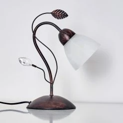 Hofstein Peccia Tischleuchte Rostfarben, 1-flammig -Günstiges Tischlampen Geschäft peccia tischleuchte h3263679 do1 11