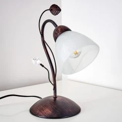 Hofstein Peccia Tischleuchte Rostfarben, 1-flammig -Günstiges Tischlampen Geschäft peccia tischleuchte h3263679 do1 4