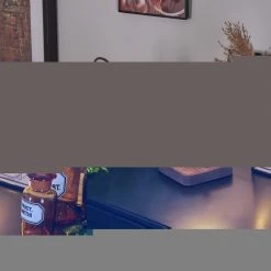 Hofstein Pehefito Tischleuchte Schwarz, Grau, Holz dunkel, 1-flammig -Günstiges Tischlampen Geschäft pehefito tischleuchte h3444634 6