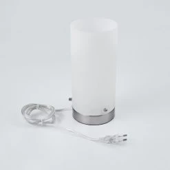 Hofstein Peman Tischleuchte LED Nickel-Matt, 1-flammig -Günstiges Tischlampen Geschäft peman tischleuchte h3562970 4