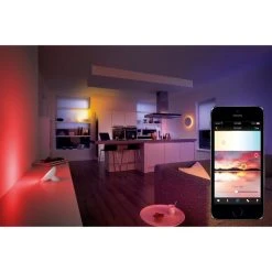 Philips Leuchten Philips Hue Ambiance White & Color Iris Tischleuchte LED Weiß, Transparent, Klar, 1-flammig, Farbwechsler -Günstiges Tischlampen Geschäft philips hue ambiance white color iris tischleuchte 8719514264465 9