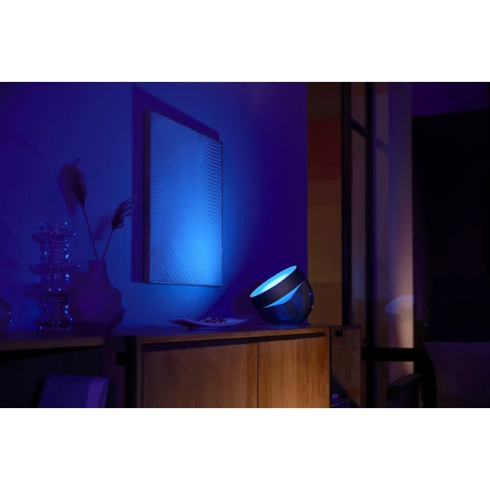Philips Leuchten Philips Hue Ambiance White & Color Iris Tischleuchte LED Schwarz, Transparent, Klar, 1-flammig, Farbwechsler 7 Philips Leuchten Philips Hue Ambiance White & Color Iris Tischleuchte LED Schwarz, Transparent, Klar, 1-flammig, Farbwechsler – Bild 5