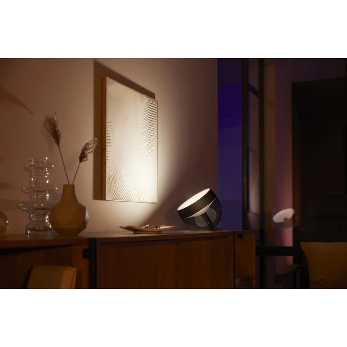 Philips Leuchten Philips Hue Ambiance White & Color Iris Tischleuchte LED Schwarz, Transparent, Klar, 1-flammig, Farbwechsler 12 Philips Leuchten Philips Hue Ambiance White & Color Iris Tischleuchte LED Schwarz, Transparent, Klar, 1-flammig, Farbwechsler – Bild 10