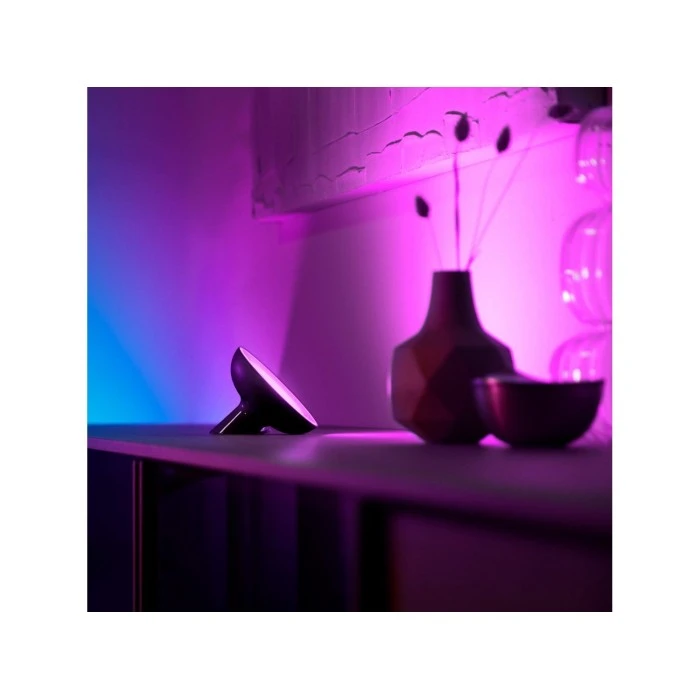 Philips Leuchten Philips HUE Bloom Tischleuchte LED Schwarz, 1-flammig, Farbwechsler 3 Philips Leuchten Philips HUE Bloom Tischleuchte LED Schwarz, 1-flammig, Farbwechsler