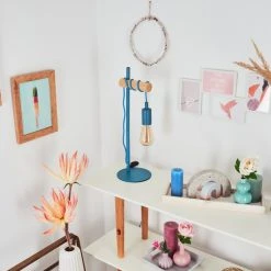 Hofstein Picmy Tischleuchte Blau, Naturfarben, 1-flammig -Günstiges Tischlampen Geschäft picmy tischleuchte h3451236 12