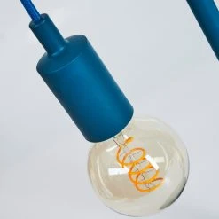 Hofstein Picmy Tischleuchte Blau, Naturfarben, 1-flammig -Günstiges Tischlampen Geschäft picmy tischleuchte h3451236 2