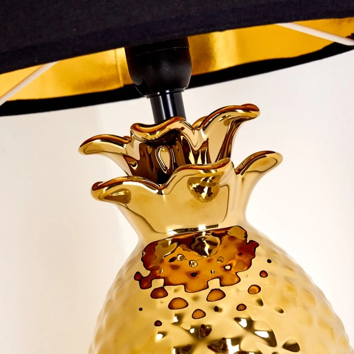 Hofstein Pina Tischleuchte Gold, 1-flammig 12 Hofstein Pina Tischleuchte Gold, 1-flammig – Bild 10