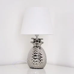 Hofstein Pina Tischleuchte Wei&szlig;, 1-flammig -Günstiges Tischlampen Geschäft pina tischleuchte h3283868 do1 11