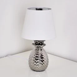 Hofstein Pina Tischleuchte Wei&szlig;, 1-flammig -Günstiges Tischlampen Geschäft pina tischleuchte h3283868 do1 5