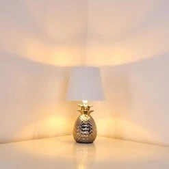 Hofstein Pina Tischleuchte Wei&szlig;, 1-flammig -Günstiges Tischlampen Geschäft pina tischleuchte h3283868 do1 9